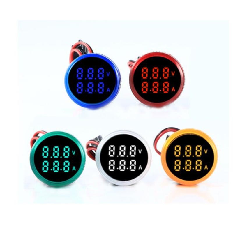 LED Ammeter Voltage meter indication lamp, polit light, digital ...