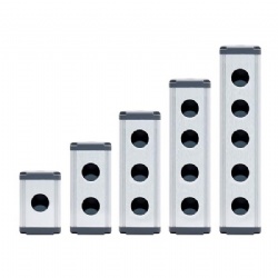 Waterproof Aluminium Push Button Switch Control Boxes for  Metal Pushbutton Switch