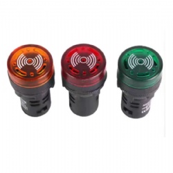 AD16-22SM 22mm 24V 220V indicator flashing led light buzzer